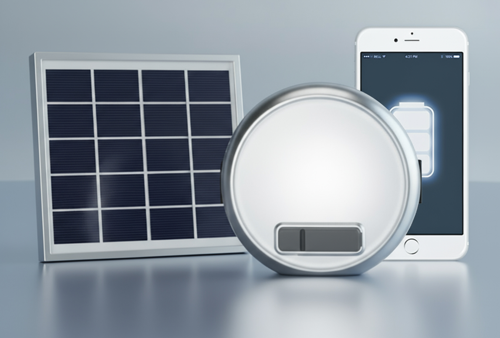 IONA ECO Essential VeraSol certified solar lantern providing bright light and mobile phone charging.